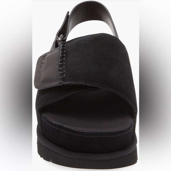 UGG GOLDENSTAR SLINGBACK  PLATFORM SANDALS SUEDE - Picture 3 of 6